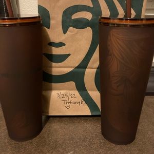 Starbucks tumblers